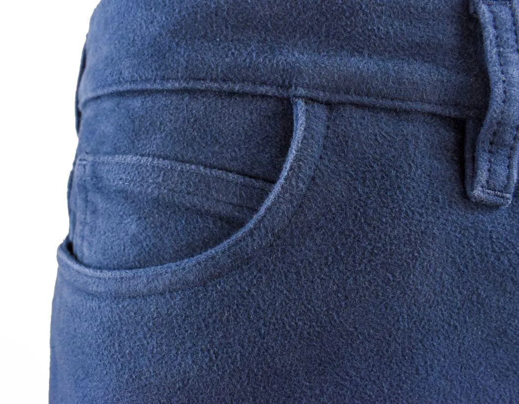 Gun Hill Men's Quality Moleskin Jeans Baltic Blue