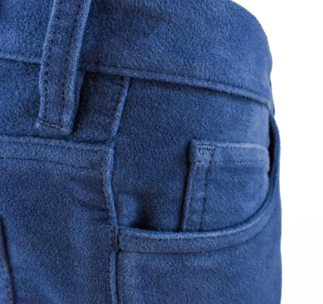 Gun Hill Men's Quality Moleskin Jeans Baltic Blue