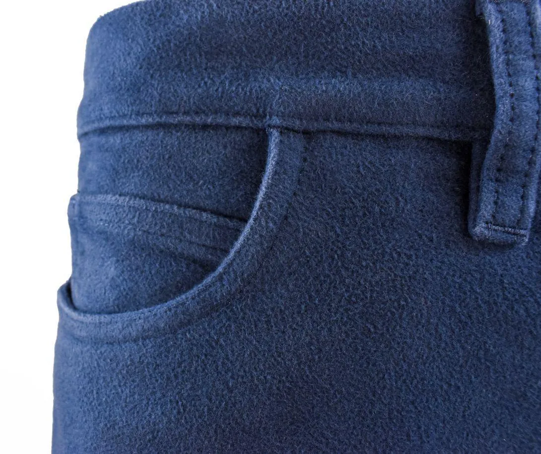 Gun Hill Men's Quality Moleskin Jeans Baltic Blue