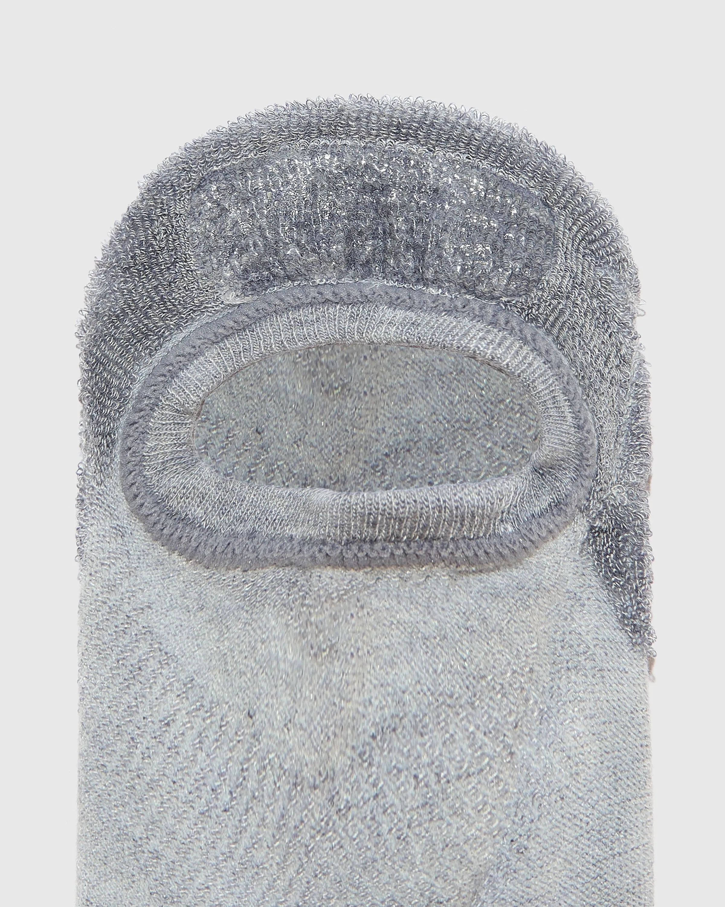 Heather Gray No Show Socks 12-Pack 2.0