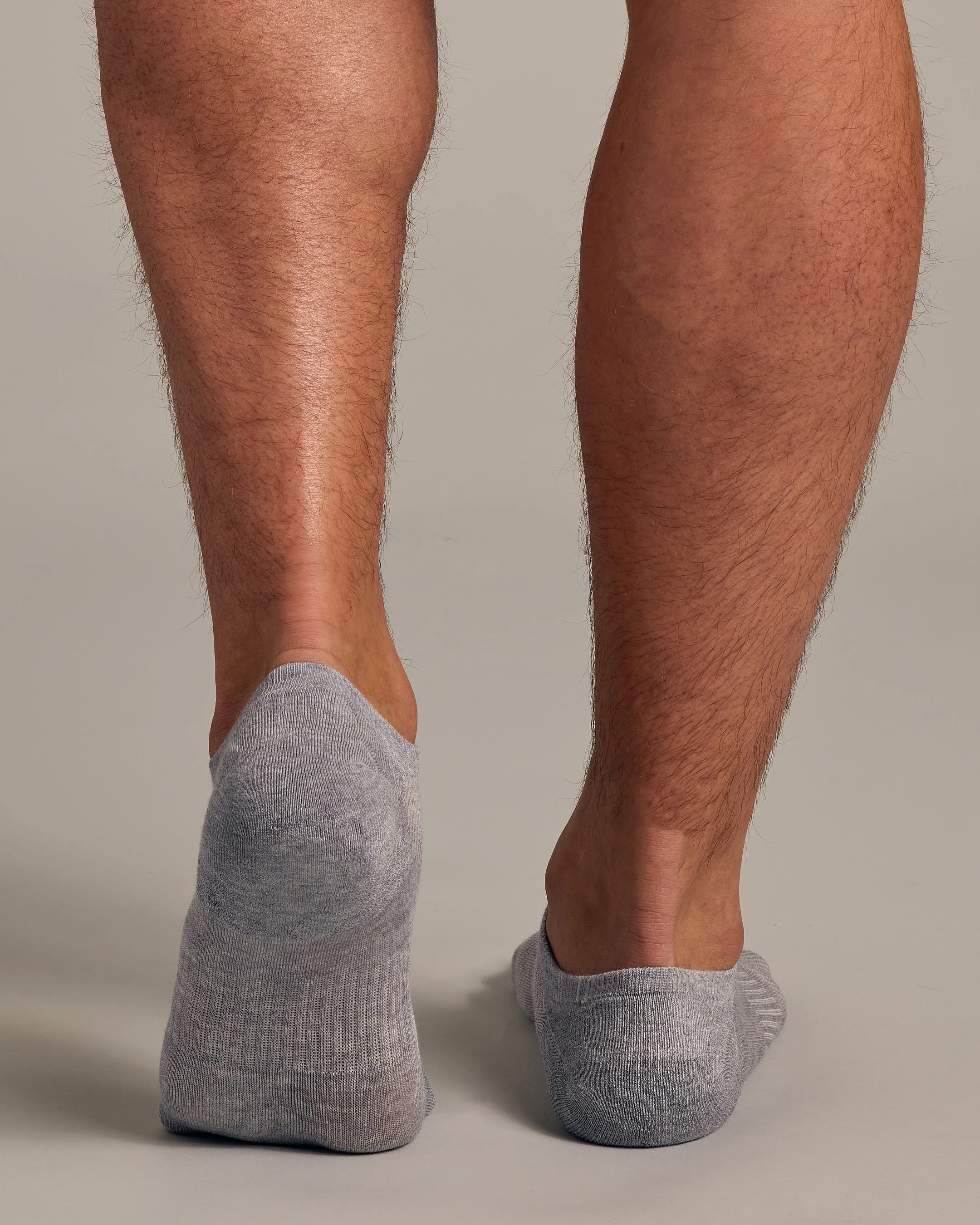 Heather Gray No Show Socks 12-Pack 2.0