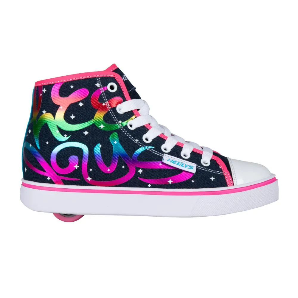 Heelys Veloz Shoes - Denim/Rainbow