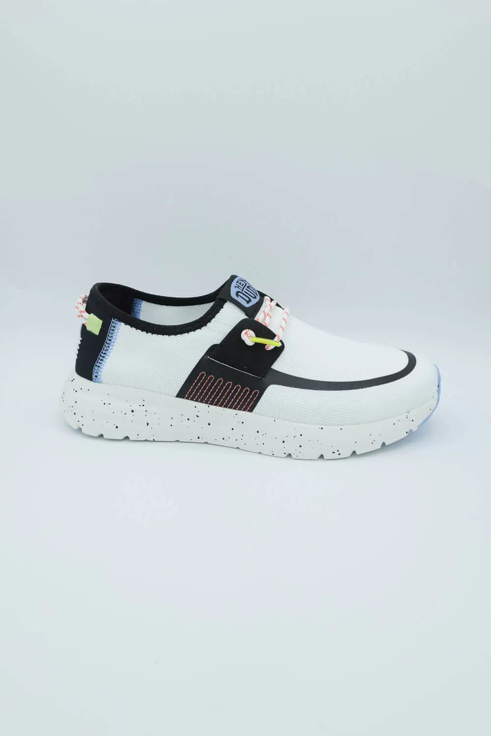 HEYDUDE Men's Sirocco Bold Shoes in White Multi | 42231-100