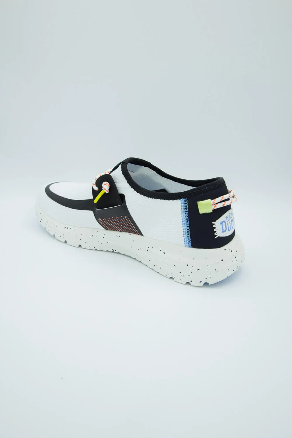 HEYDUDE Men's Sirocco Bold Shoes in White Multi | 42231-100