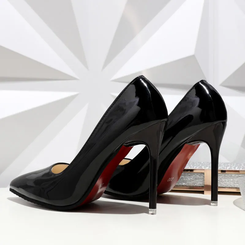 High Heels Patent Leather Shoes