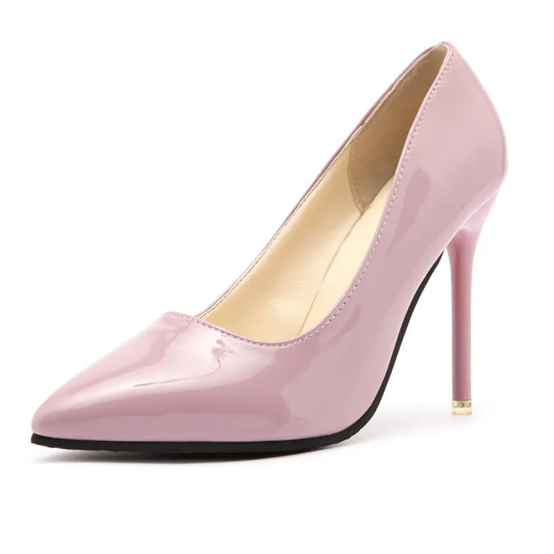 High Heels Patent Leather Shoes