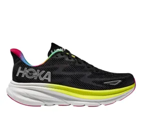 HOKA Men's Clifton 9 Sneaker - Black/All Aboard