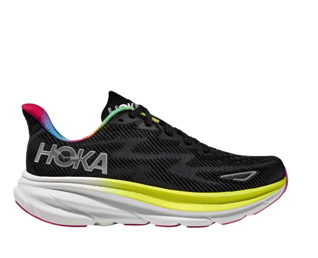 HOKA Men's Clifton 9 Sneaker - Black/All Aboard