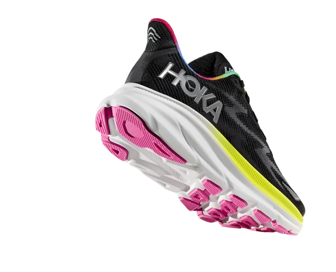 HOKA Men's Clifton 9 Sneaker - Black/All Aboard