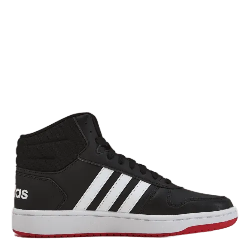 Hoops 2.0 Mid Shoes Core Black / Cloud White / Vivid Red