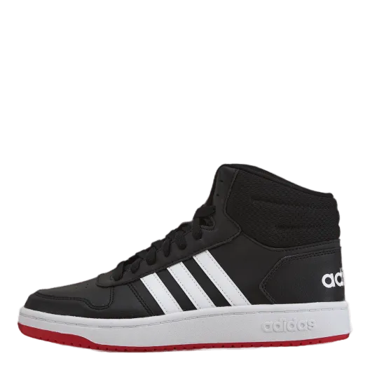 Hoops 2.0 Mid Shoes Core Black / Cloud White / Vivid Red