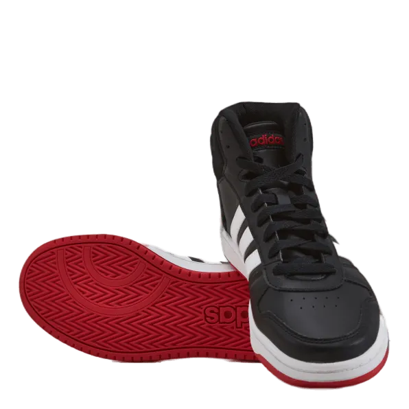 Hoops 2.0 Mid Shoes Core Black / Cloud White / Vivid Red