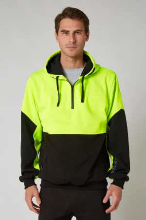 Jetpilot Leveled Mens 2.0 Pullover Hoodie - HiVis Yellow