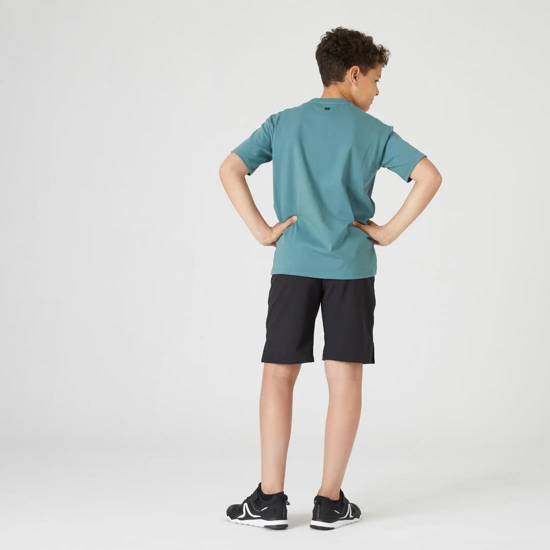 Kids' Breathable Cotton T-Shirt 500