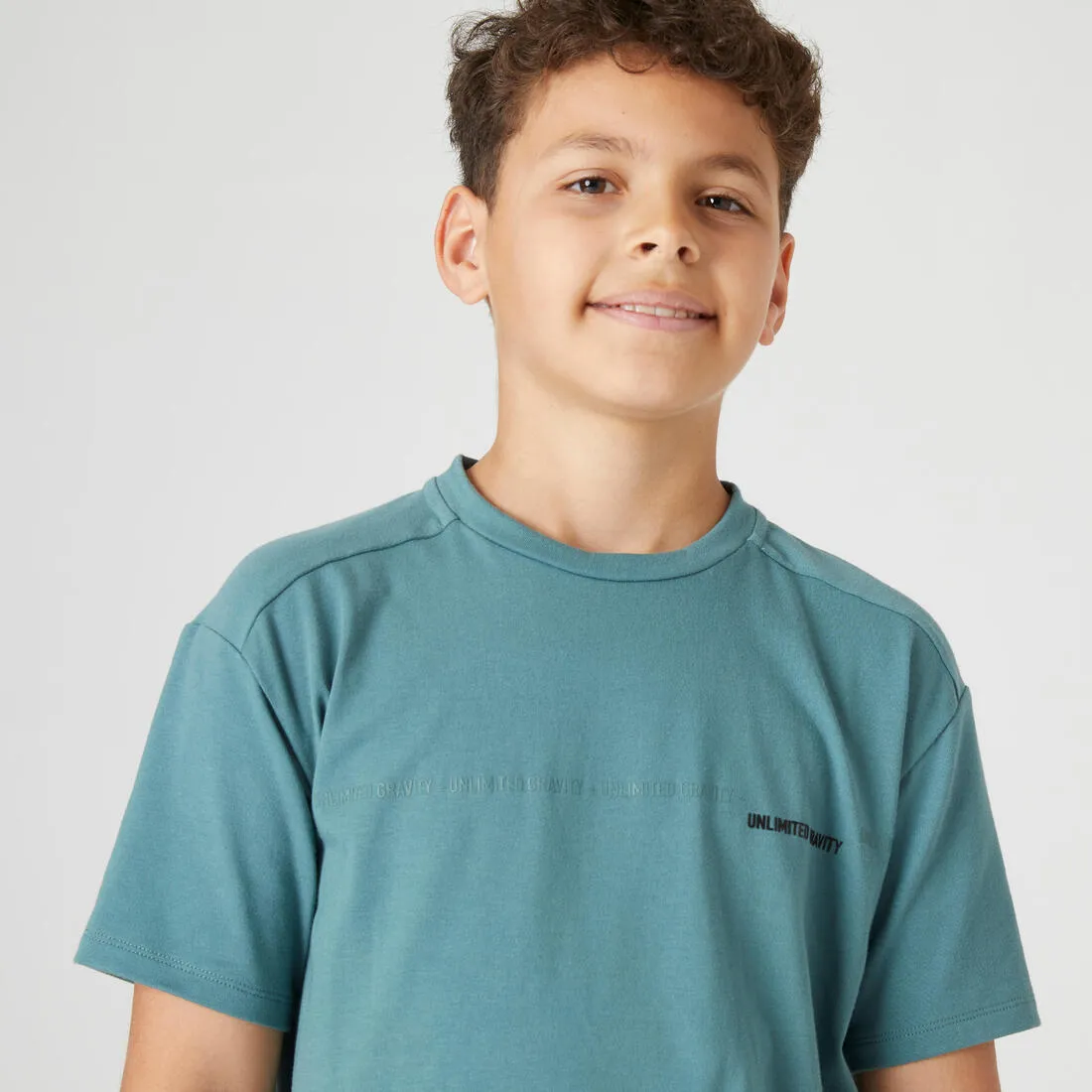 Kids' Breathable Cotton T-Shirt 500