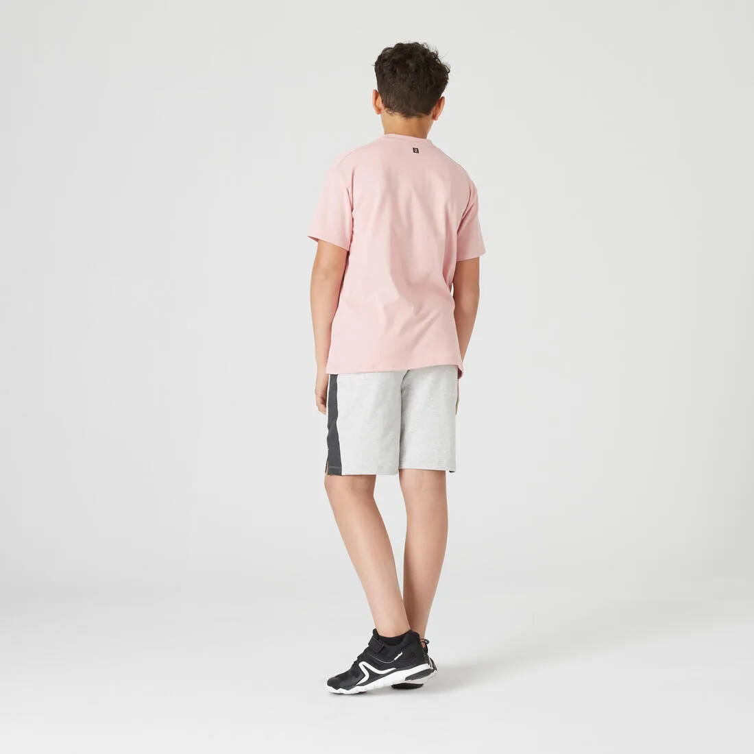 Kids' Breathable Cotton T-Shirt 500