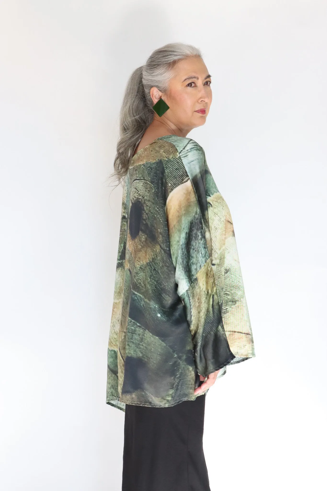 Krista Larson Feathers Basic Shirt