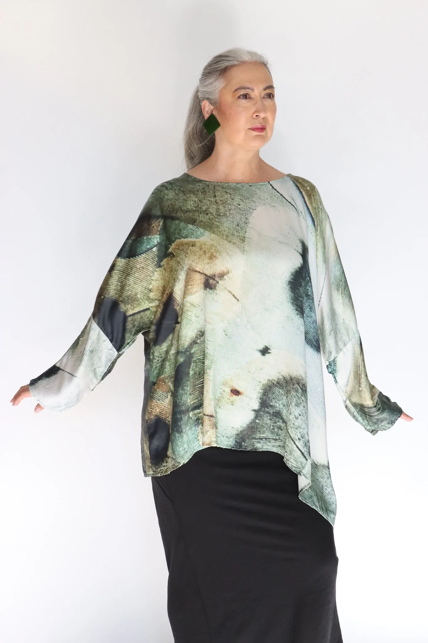 Krista Larson Feathers Basic Shirt