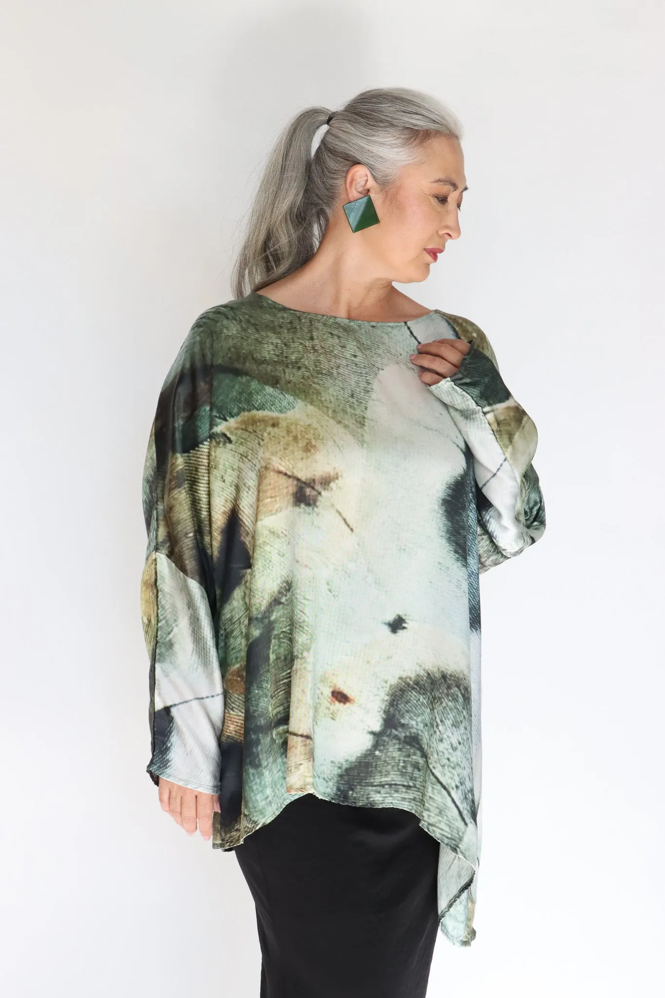 Krista Larson Feathers Basic Shirt