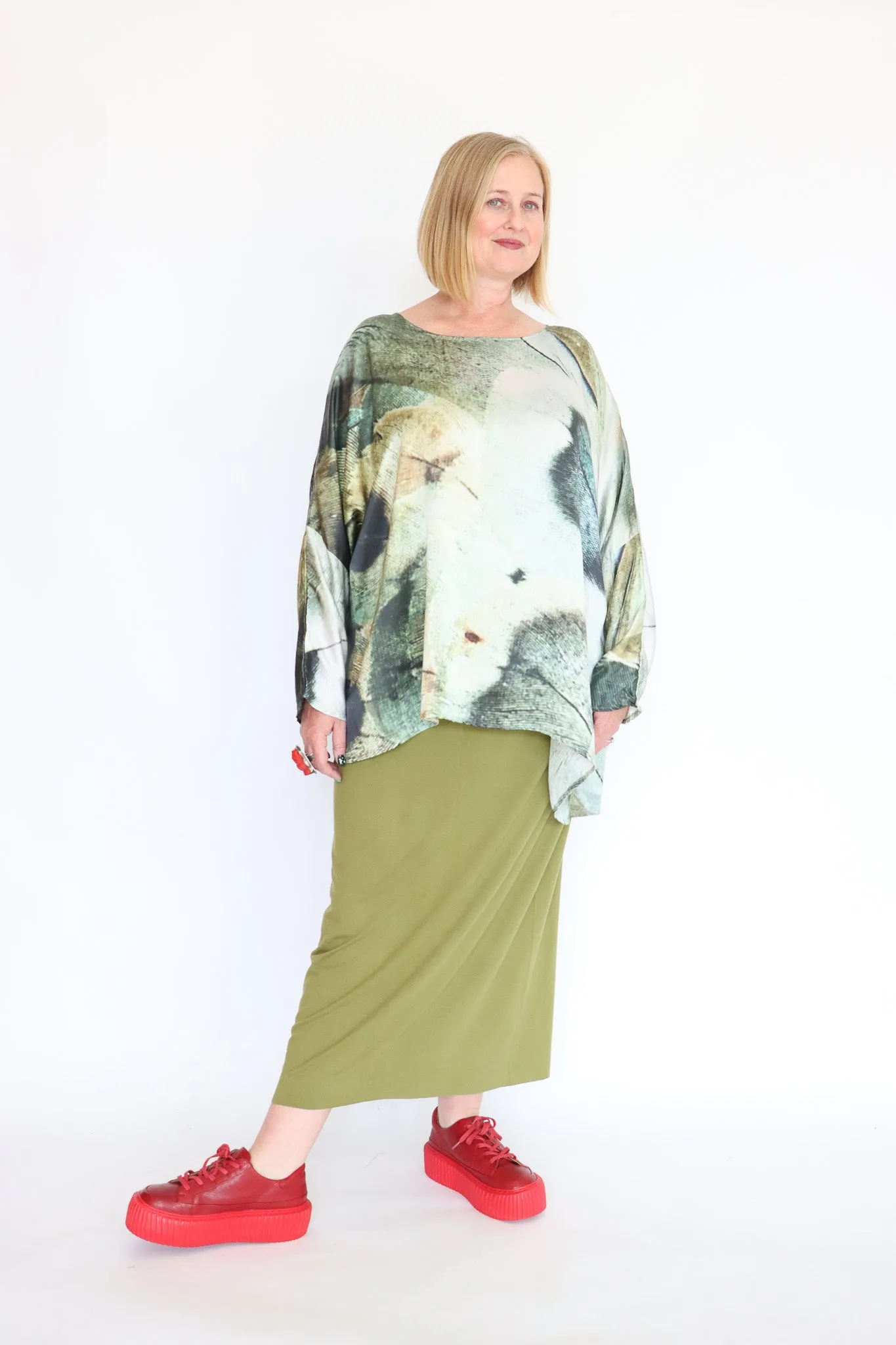 Krista Larson Feathers Basic Shirt