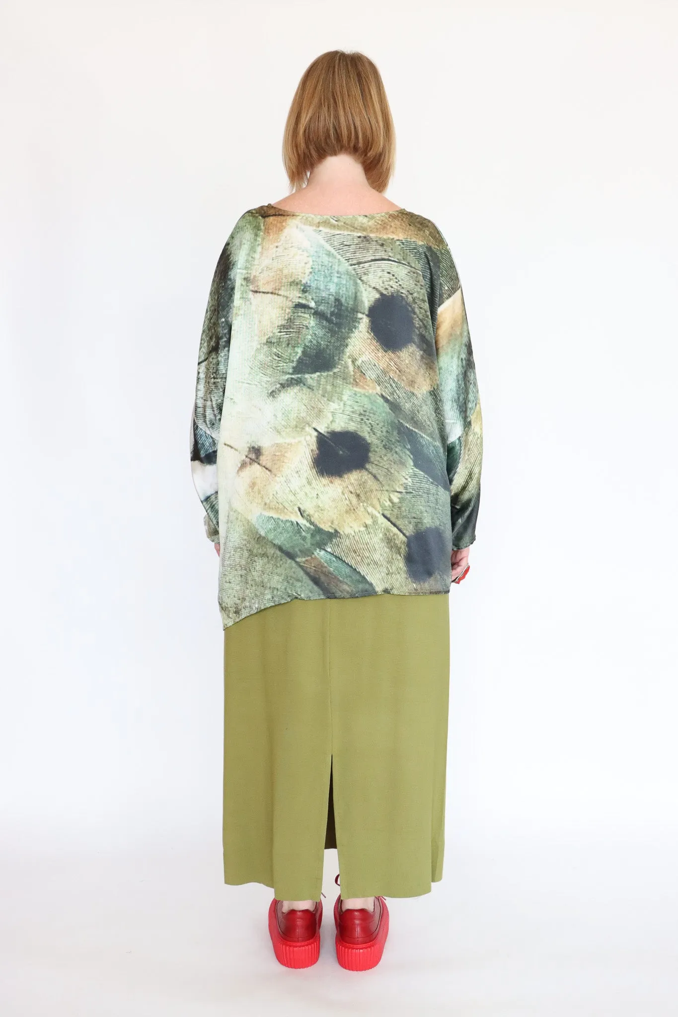 Krista Larson Feathers Basic Shirt