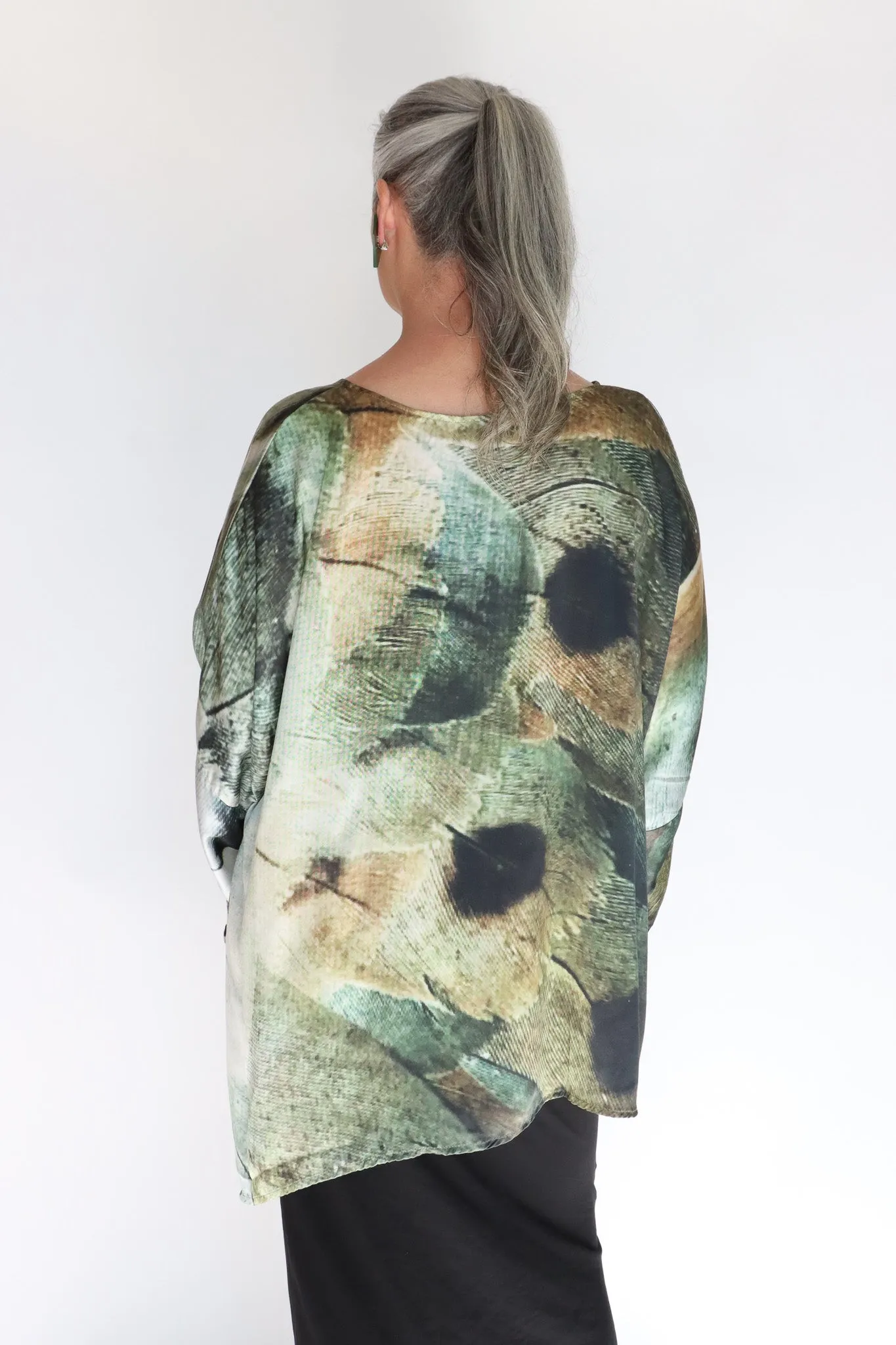 Krista Larson Feathers Basic Shirt