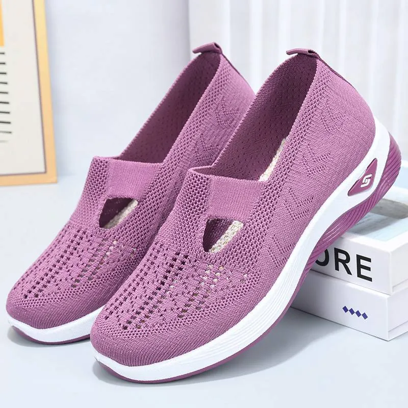 Last Day 49% OFF -Women's Woven Orthopedic Breathable Soft Sole Shoes