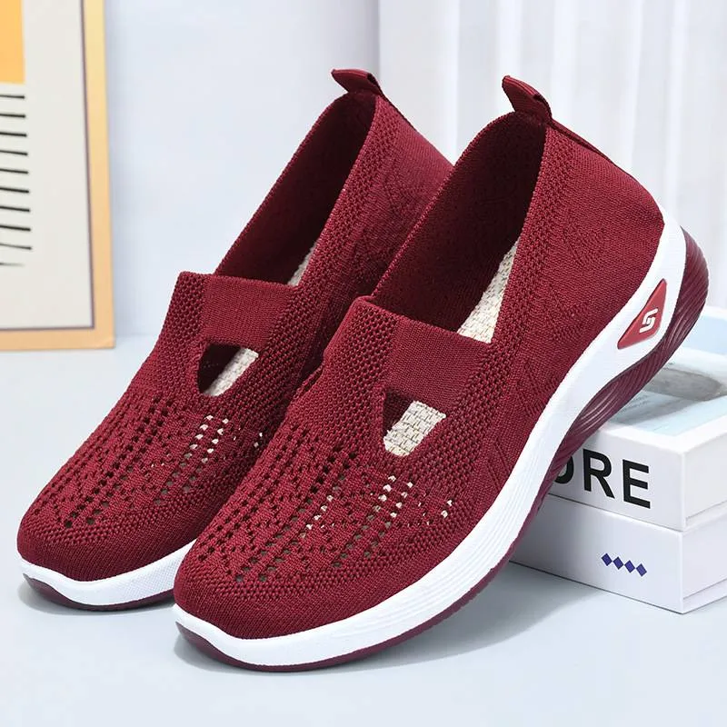 Last Day 49% OFF -Women's Woven Orthopedic Breathable Soft Sole Shoes