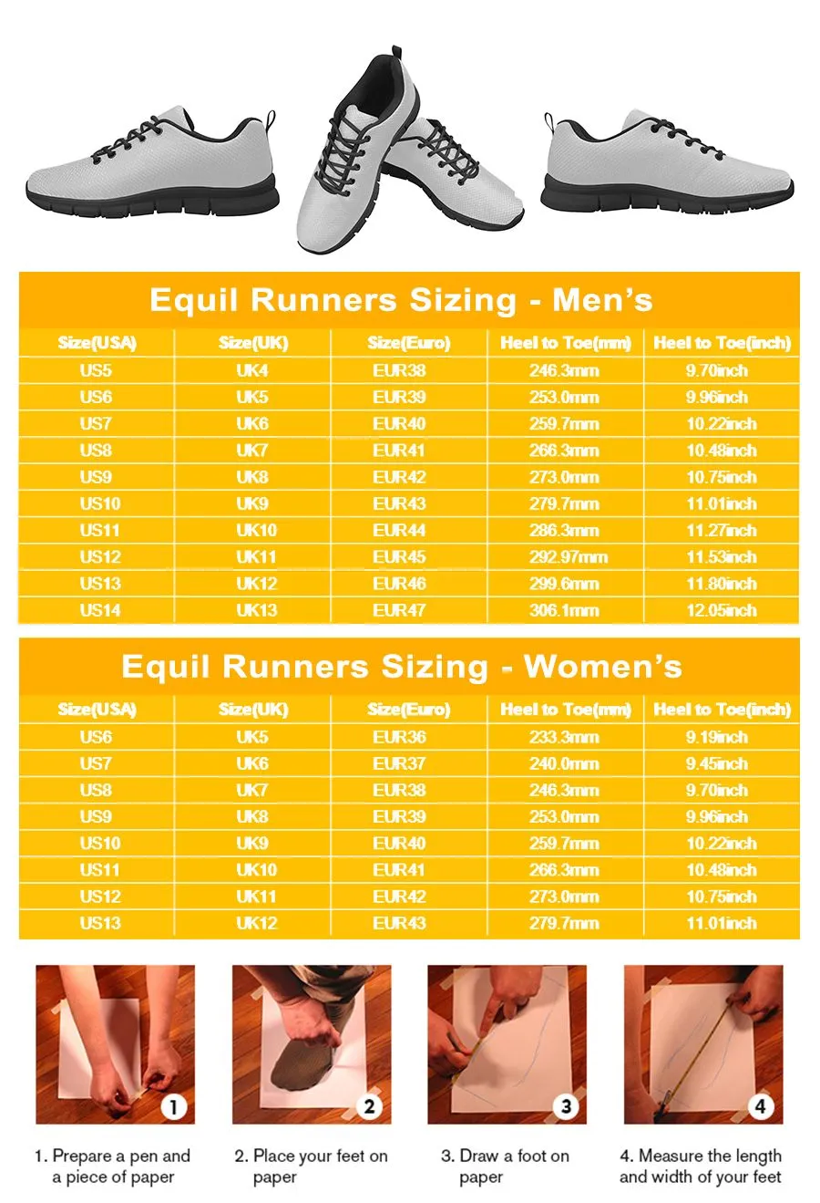 Lee's Excellent Equil Runners - Womens
