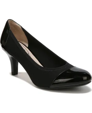 Lifestride Women's Parigi Stretch Dress Pump Shoes F1687M1 Black 8.5M