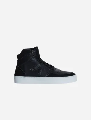 Mateo Unisex Biosourced & Recycled High-Top Sneakers | Black