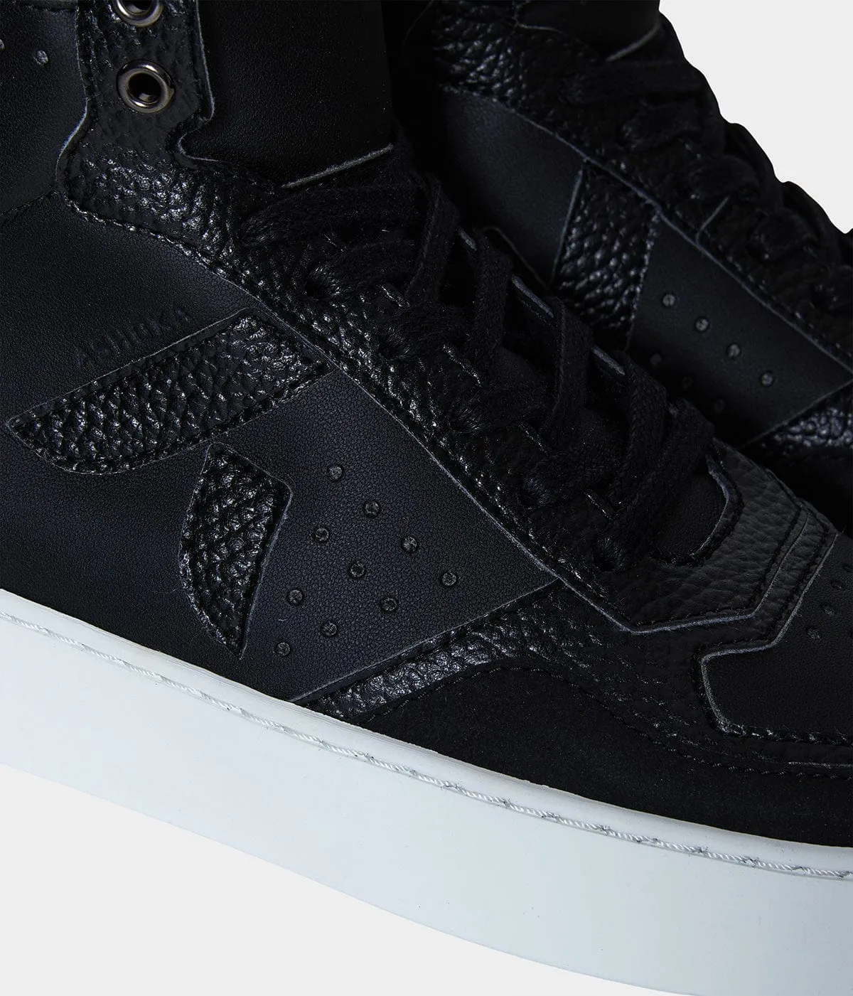 Mateo Unisex Biosourced & Recycled High-Top Sneakers | Black