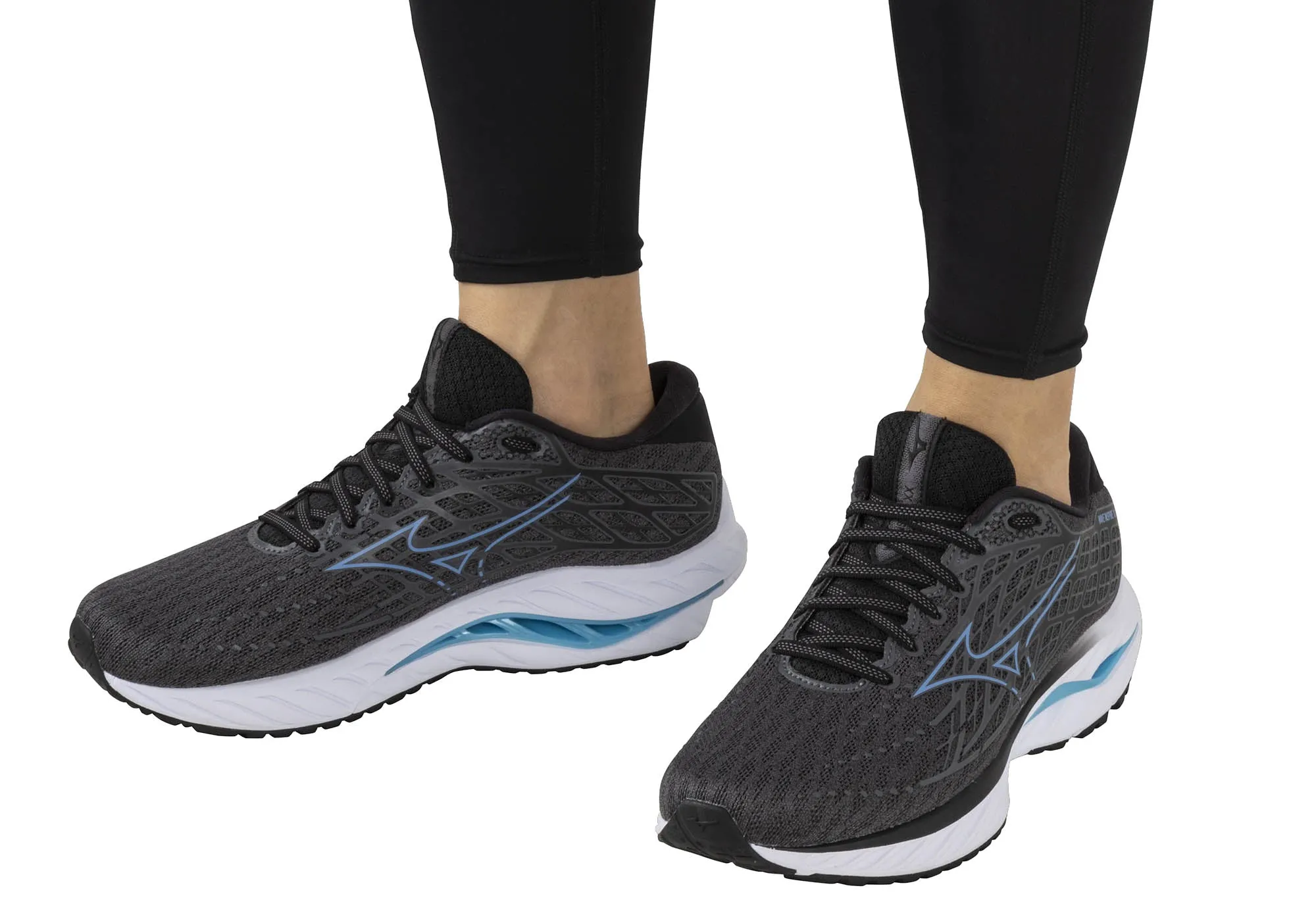Mizuno Mens Wave Inspire 20 2E Wide Fit Comfortable Running Shoes
