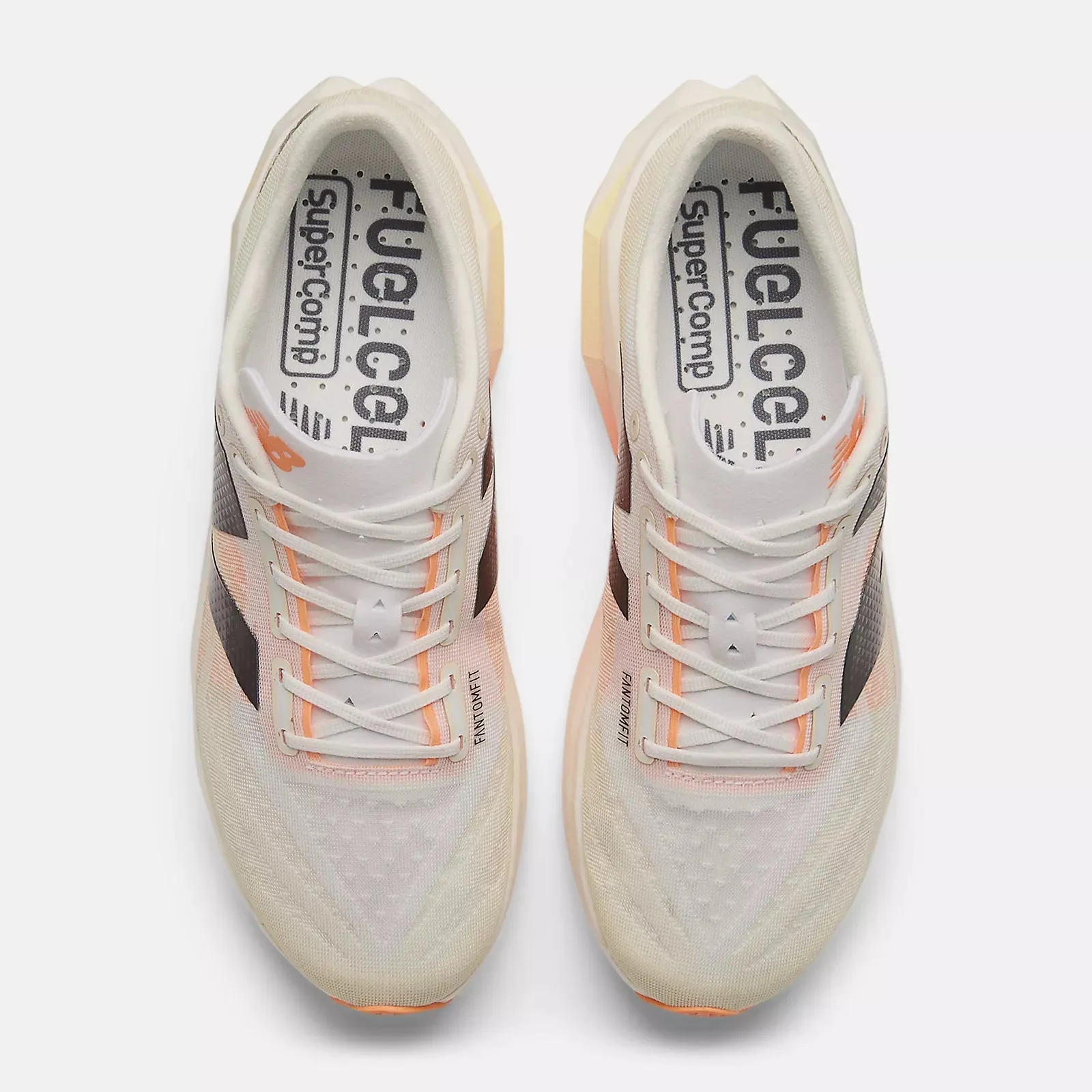 New Balance Men's Fuel Cell Super Comp Elite v4 - White/Angora/Hot Mango