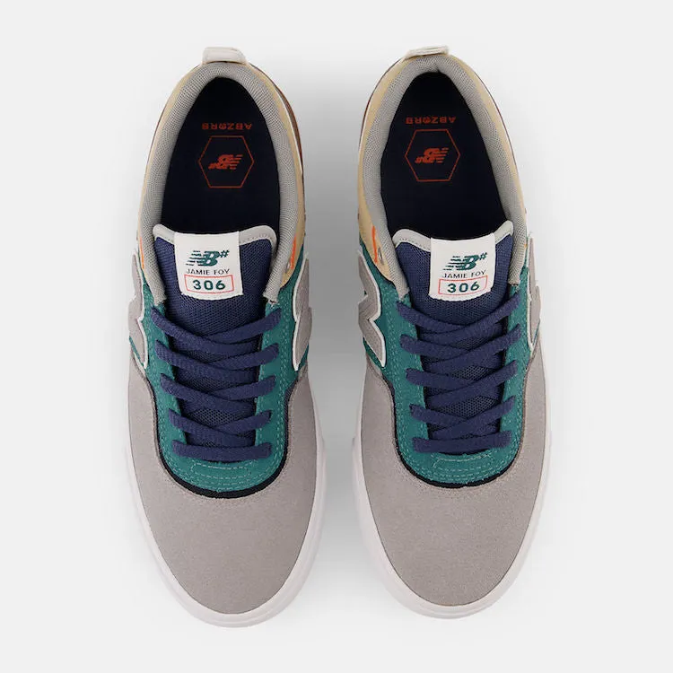 New Balance Numeric 306 Jamie Foy Grey/Teal Shoes
