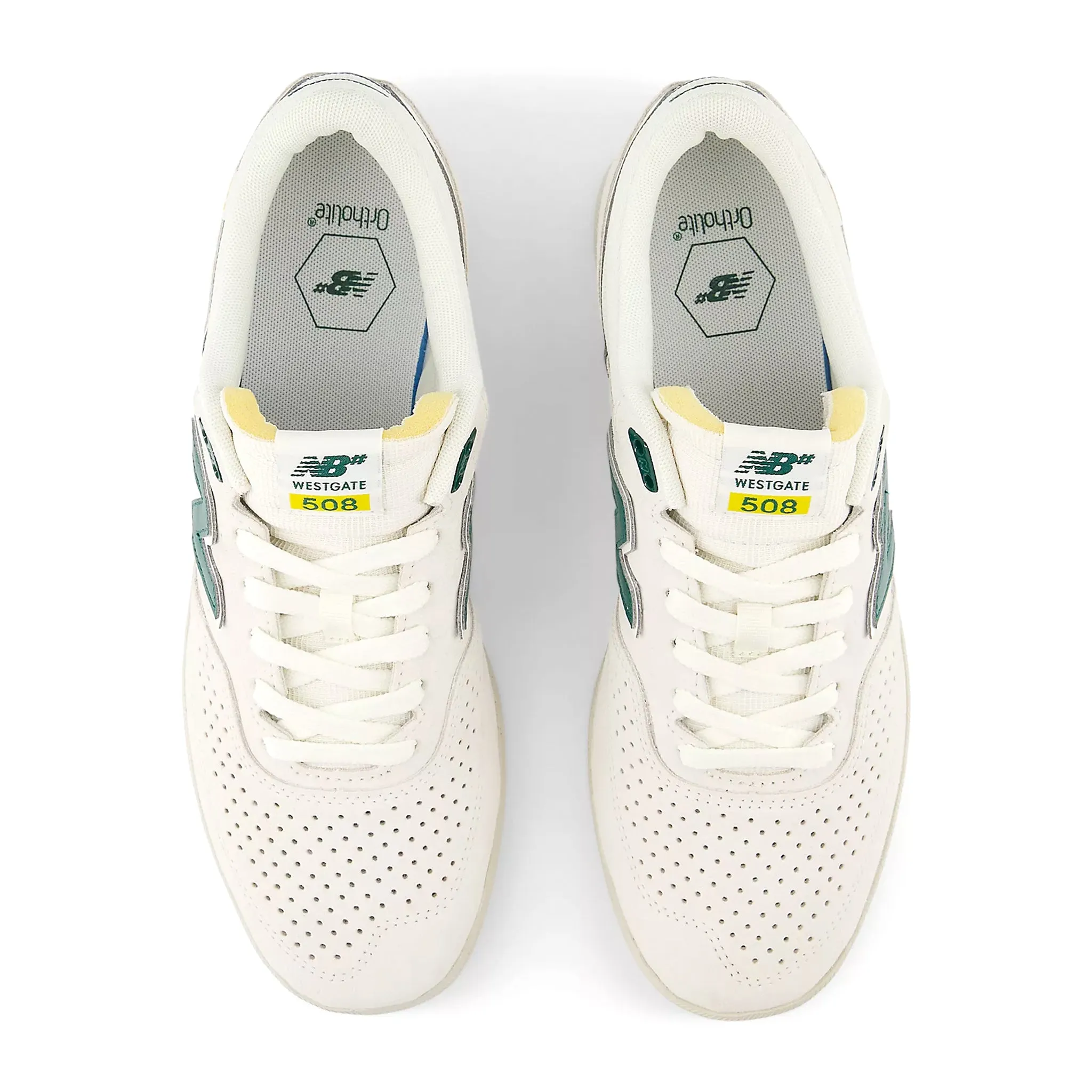 New Balance Numeric Brandon Westgate 508 Sea Salt / Forest Green Sale