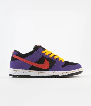 Nike SB Dunk Low Pro 'ACG Terra' Shoes - Black / Sunburst - Varsity Purple - Taxi