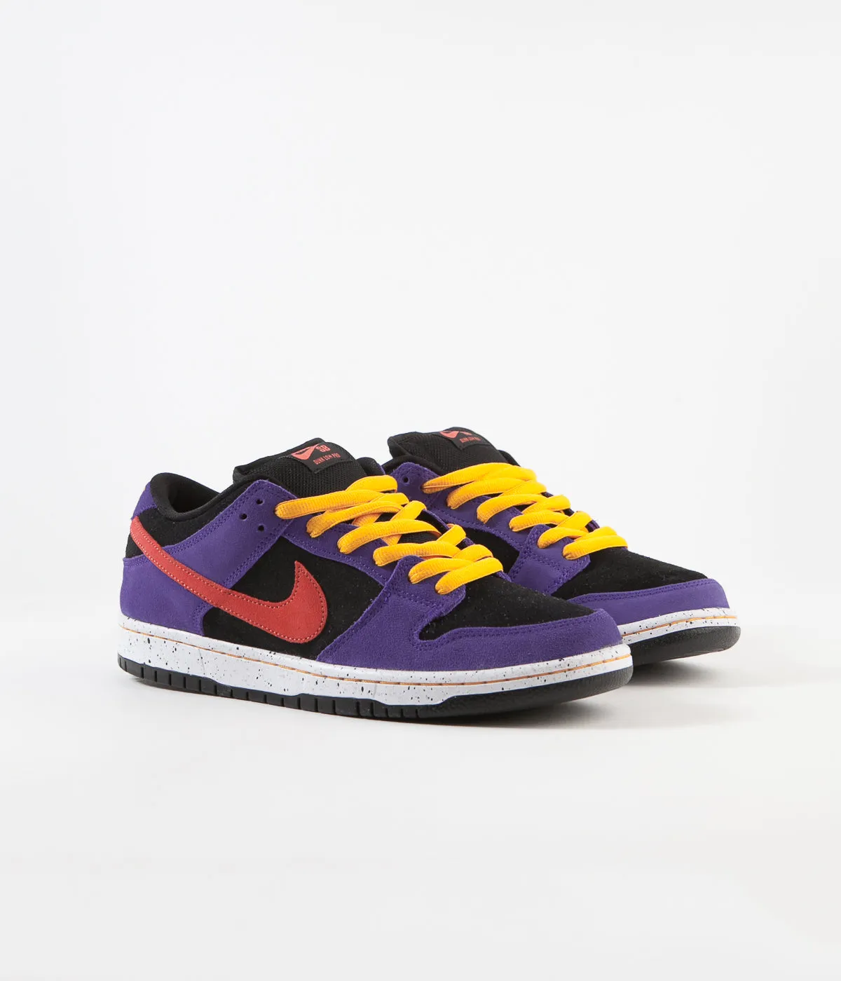Nike SB Dunk Low Pro 'ACG Terra' Shoes - Black / Sunburst - Varsity Purple - Taxi