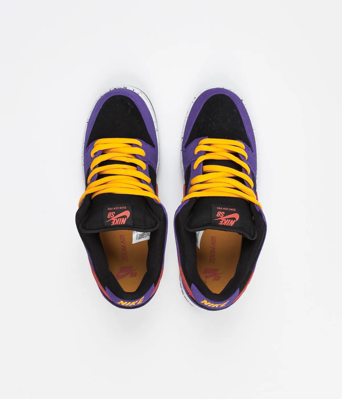 Nike SB Dunk Low Pro 'ACG Terra' Shoes - Black / Sunburst - Varsity Purple - Taxi