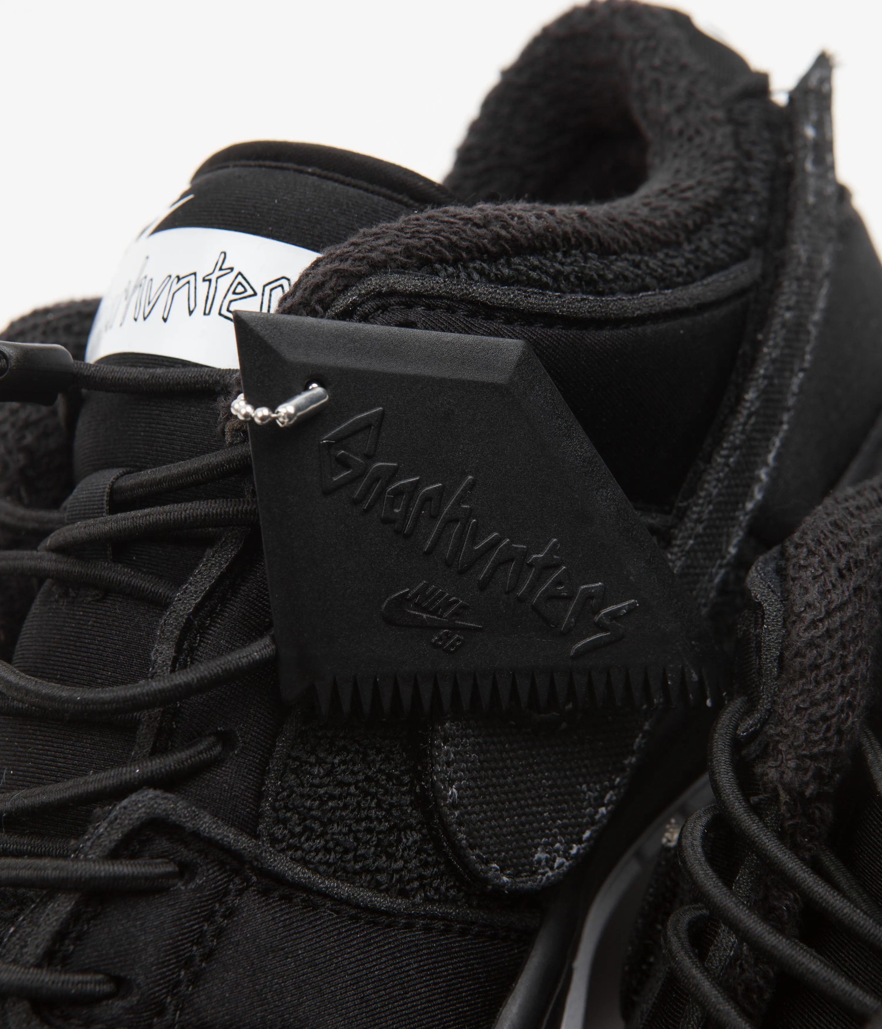 Nike SB x Gnarhunters Dunk Low Pro Shoes - Black / Black - White