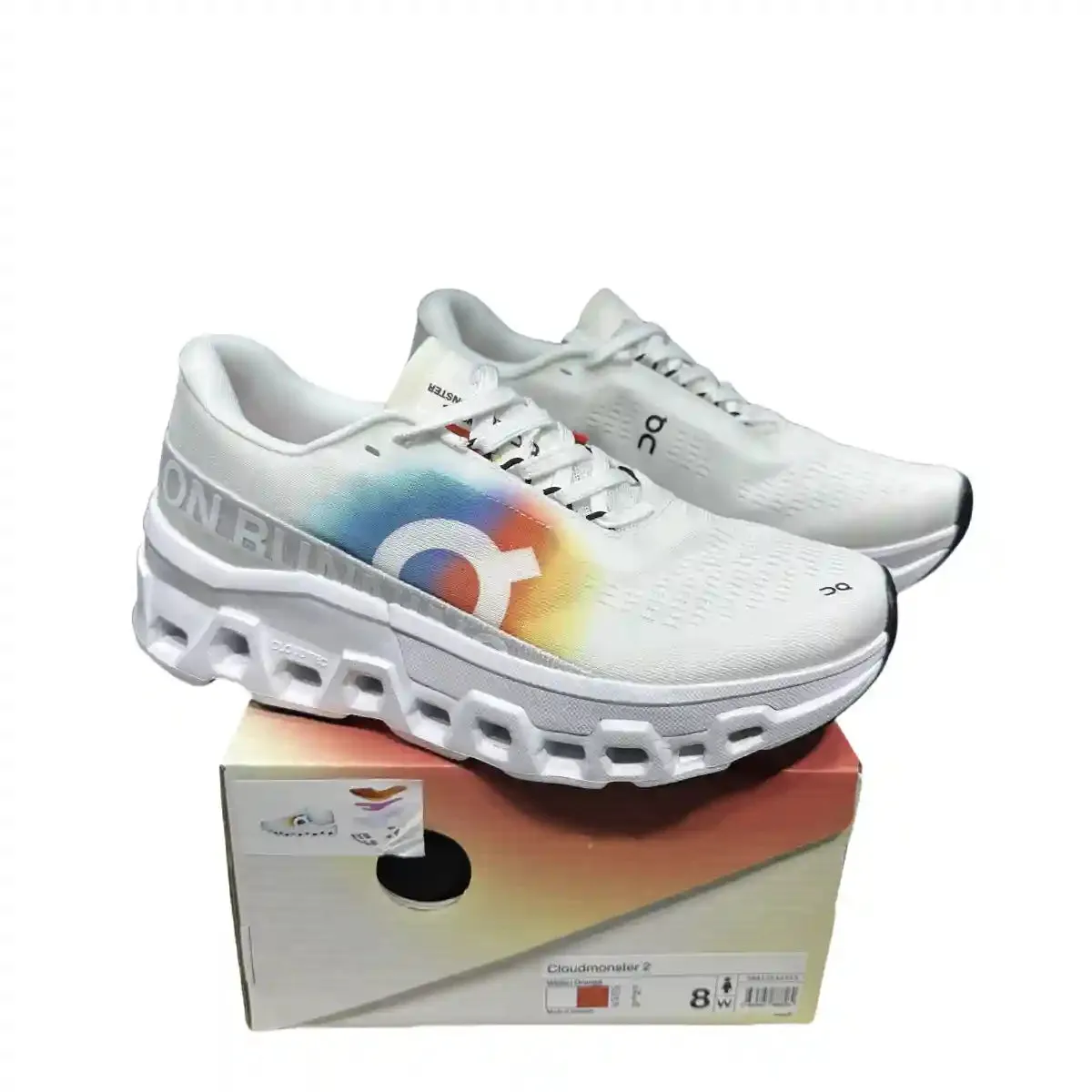 On Cloudmonster 2 Women's   Olympic Rainbow