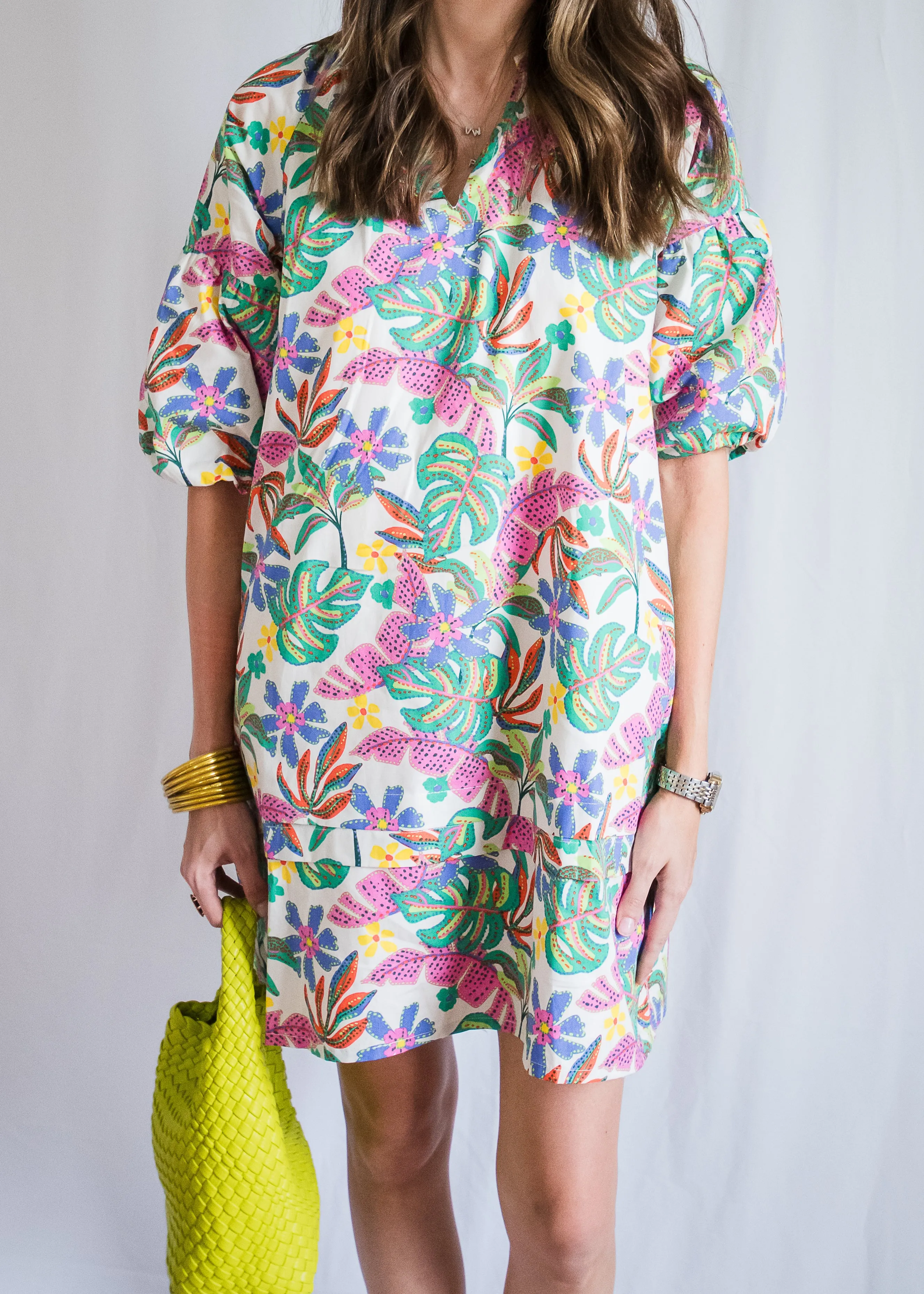 Paradise Palms Shift Dress