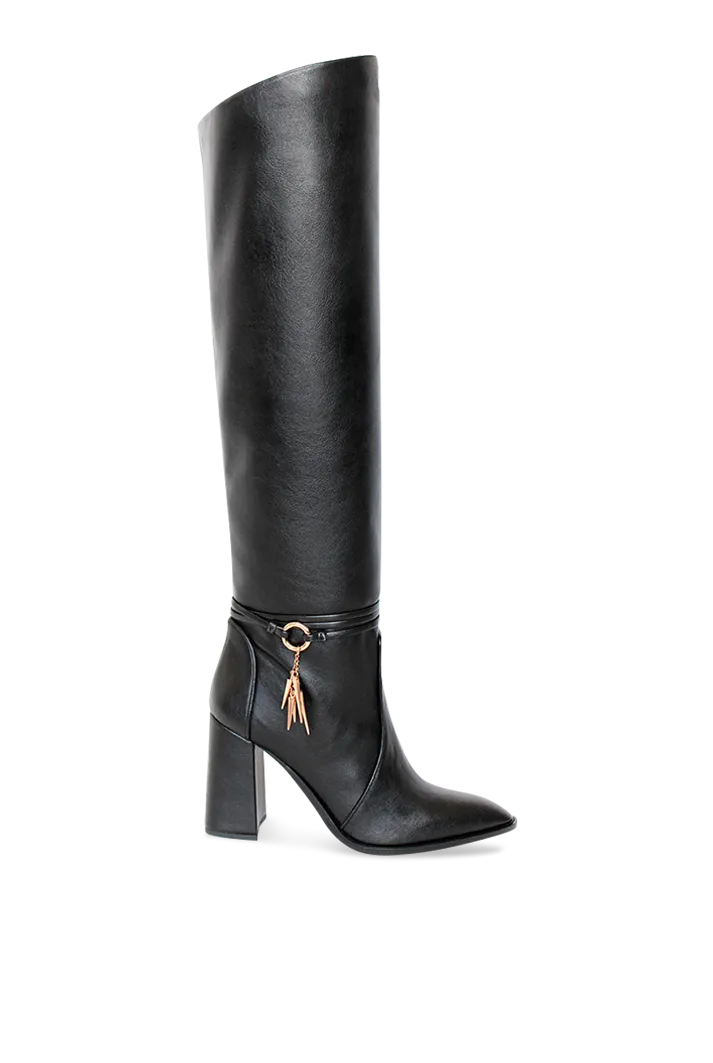 Penelope Vegan Leather Over-the-knee Boots