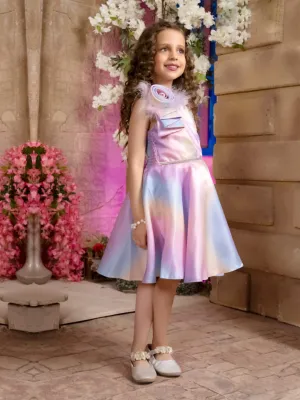Playful Vibrant Multi-Color Frock