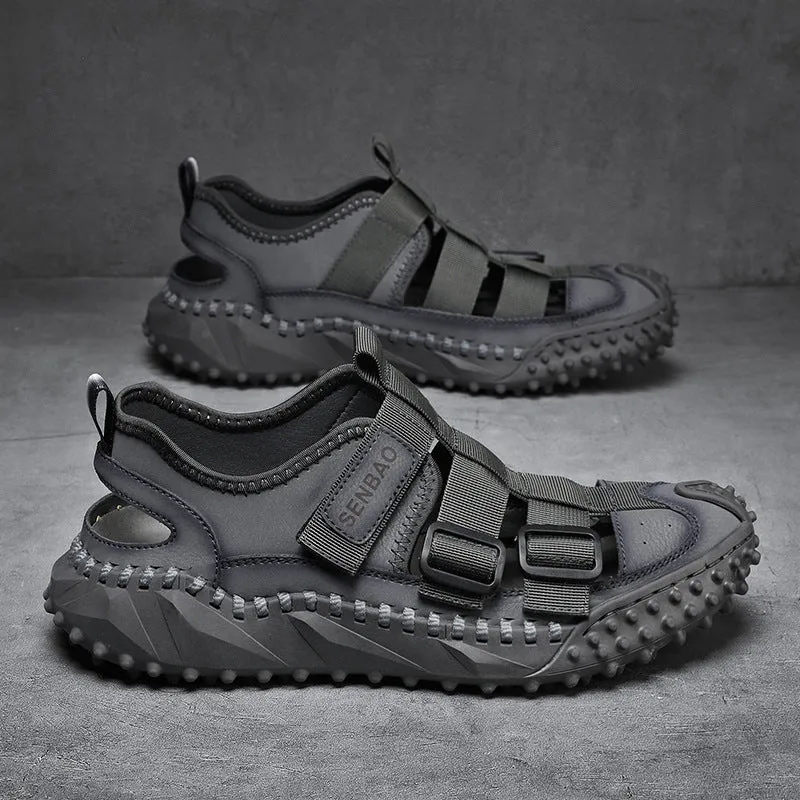 Plus Size Men's Mesh Breathable Casual Shoes Hollow Out