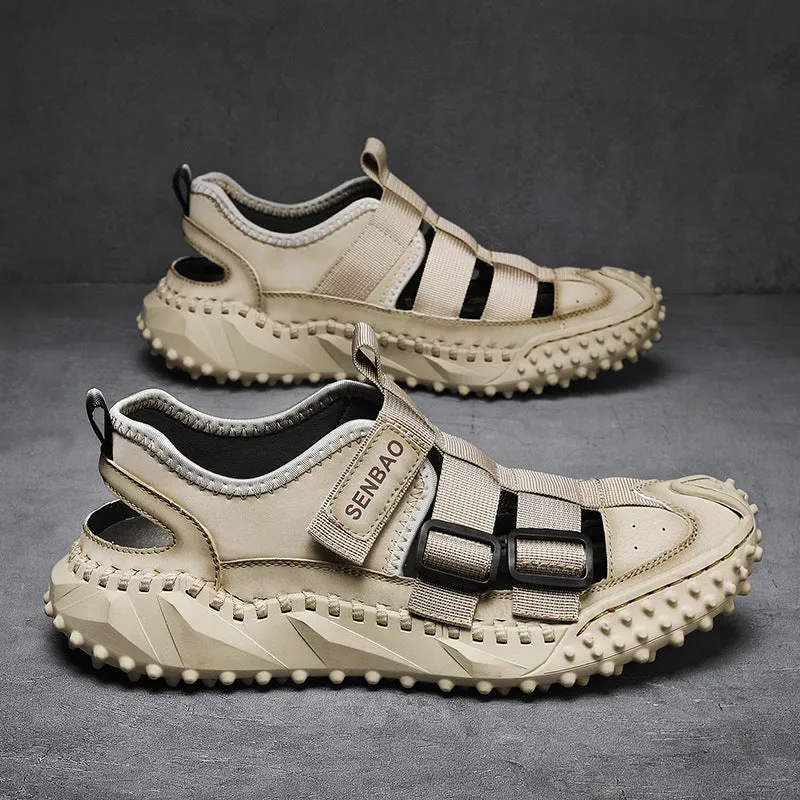 Plus Size Men's Mesh Breathable Casual Shoes Hollow Out
