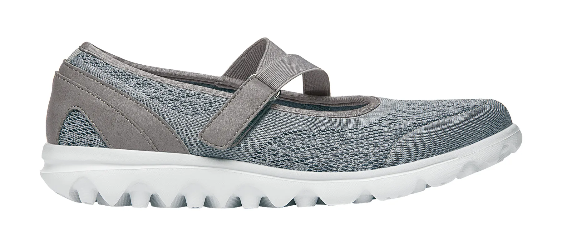 Propet Women's Active Shoe - TravelActiv Mary Jane W5103- Silver