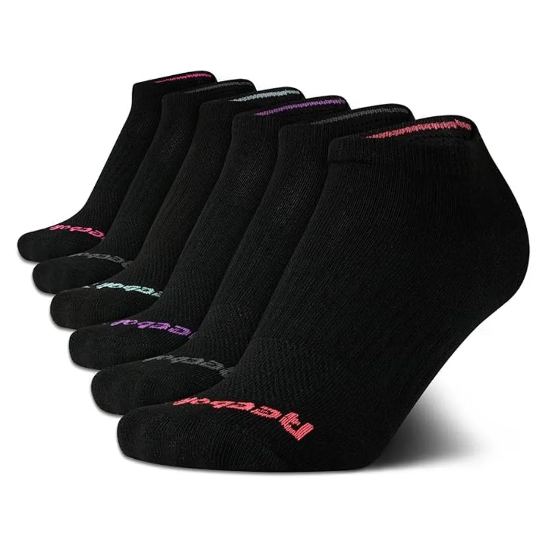 Reebok 10 Pack Athletic Performance Low Cut Socks Women - BLKPNK
