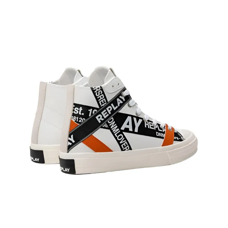 Replay - Snap Tapes Sneaker White