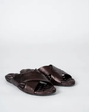roma sandal - cafe foil